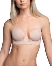 Bye Bra - U-Style - Reggiseno adesivo - Per abiti senza spalline - Nude-Erotiekvoordeel.nl