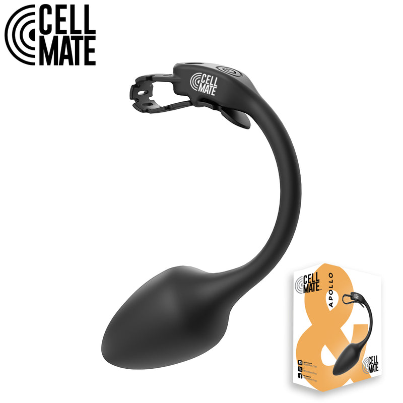 CELLMATE - Apollo - Accessoire plug anal vibrant pour cage de chasteté - Erotiekvoordeel.nl