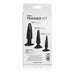 Calexotics - Anal Trainer Kit - Buttplug Set - Zwart-Erotiekvoordeel.nl