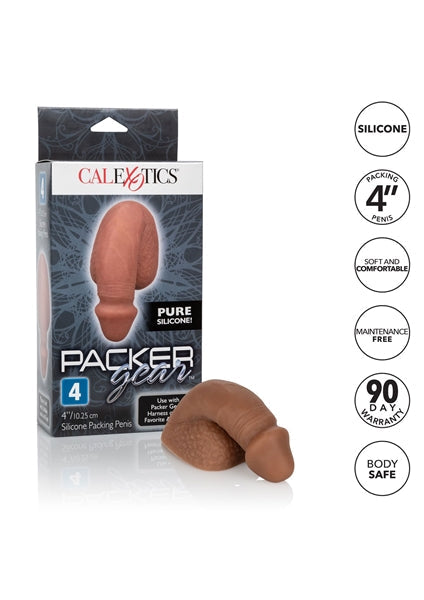 Calexotics - Siliconen Packing Penis - Slappe Penis - FtM Drag - 10,25 cm - medium huidskleur-Erotiekvoordeel.nl