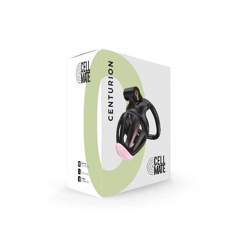 Cellmate - Centurion - Cage de chasteté avec plug pénien - Cage à pénis - Noir - Taille 0 - Erotiekvoordeel.nl