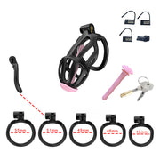 Cellmate - Centurion - Chastity Cage with Penis Plug - Penis Cage - Black - Size 2-Erotiekvoordeel.nl