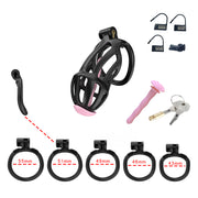 Cellmate - Centurion - Chastity Cage with Penis Plug - Penis Cage - Black - Size 3-Erotiekvoordeel.nl