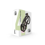Cellmate - Centurion - Chastity Cage with Penis Plug - Penis Cage - Black - Size 4-Erotiekvoordeel.nl