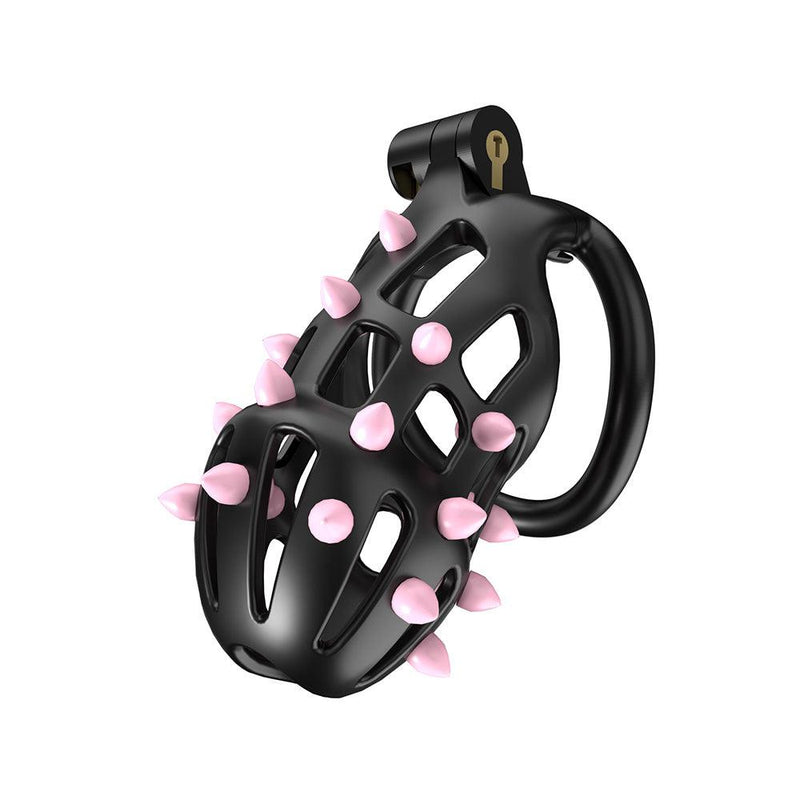 Cellmate - FlexiSpike - Kuisheidskooi - Peniskooi - Met Roze of Zwarte Spikes - Maat 2-Erotiekvoordeel.nl