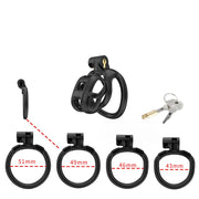 Cellmate - FlexiSpike - Kuisheidskooi - Peniskooi - Met Roze of Zwarte Spikes - Maat 3-Erotiekvoordeel.nl