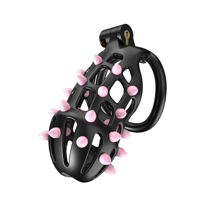 Cellmate - FlexiSpike - Kuisheidskooi - Peniskooi - Met Roze of Zwarte Spikes - Maat 3-Erotiekvoordeel.nl