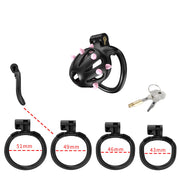 Cellmate - FlexiSpike - Chastity Cage - Penis Cage - With Pink or Black Spikes - Size 0-Erotiekvoordeel.nl