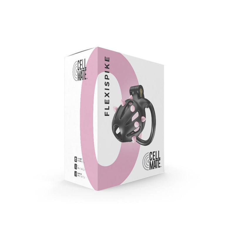 Cellmate - FlexiSpike - Chastity Cage - Penis Cage - With Pink or Black Spikes - Size 0 - Erotiekvoordeel.nl