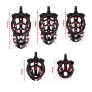Cellmate - FlexiSpike - Chastity Cage - Penis Cage - With Pink or Black Spikes - Size 2-Erotiekvoordeel.nl