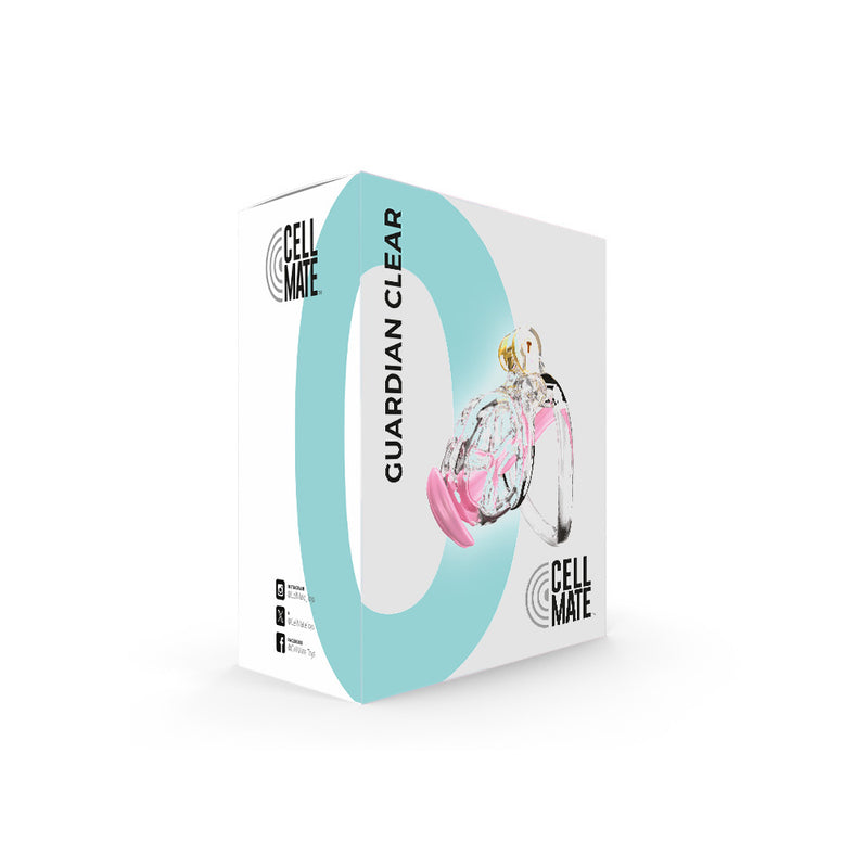 Cellmate - Guardian - Chastity Cage - Penis Cage - Transparent - Size 0-Erotiekvoordeel.nl