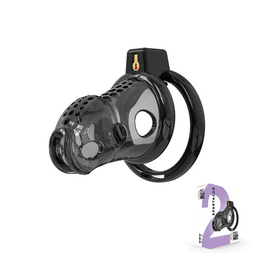 Cellmate - Spartacus - Flexible TPE Chastity Cage - Penis Cage - Size 2-Erotiekvoordeel.nl