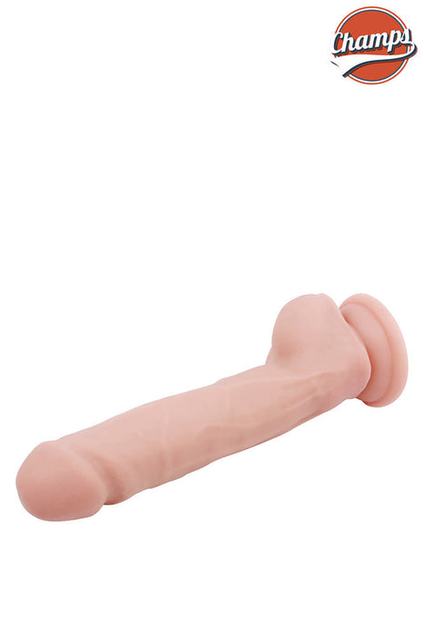 Champs - Baldy - Dual Density Dildo - 23 x 4 cm - Lichte Huidskleur-Erotiekvoordeel.nl