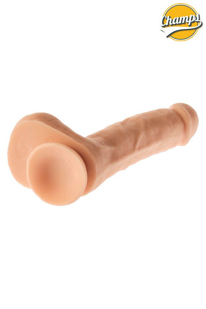 Champs - Curly - Original Dildo - 20 cm - Lichte Huidskleur-Erotiekvoordeel.nl