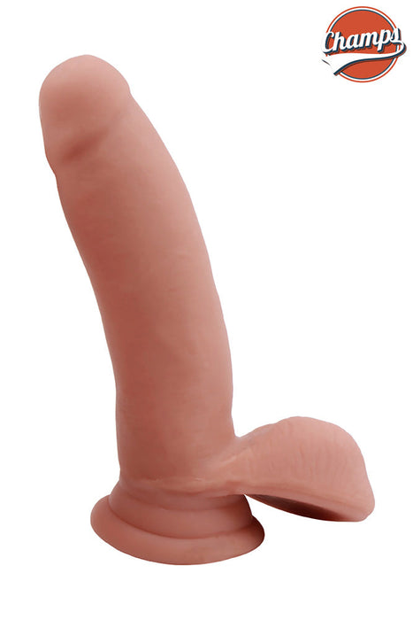 Champs - Derpy - Dual Density Dildo - 17.5 x 3,1 cm - Lichte Huidskleur-Erotiekvoordeel.nl