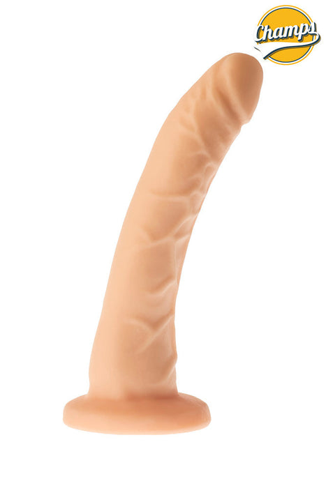 Champs - Groovy - Original Dildo - 21.5 x 3 cm - Lichte Huidskleur-Erotiekvoordeel.nl