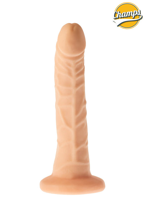 Champs - Groovy - Original Dildo - 21.5 x 3 cm - Lichte Huidskleur-Erotiekvoordeel.nl