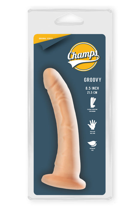 Champs - Groovy Original Dildo 8.5 inch / 21.5 cm-Erotiekvoordeel.nl
