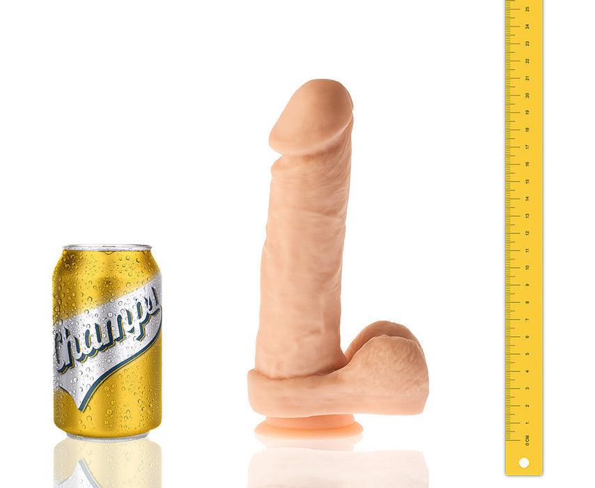 Champs - Ribly - Original Dildo - 21 x 4 cm - Lichte Huidskleur-Erotiekvoordeel.nl