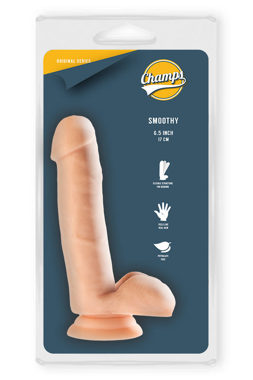 Champs - Smoothy - Original Dildo - 17 x 3 cm - Lichte Huidskleur-Erotiekvoordeel.nl