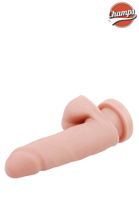 Champs - Softy - Dual Density Dildo - 14.5 x 3 cm - Lichte Huidskleur-Erotiekvoordeel.nl