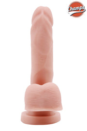 Champs - Softy - Dual Density Dildo - 14.5 x 3 cm - Lichte Huidskleur-Erotiekvoordeel.nl