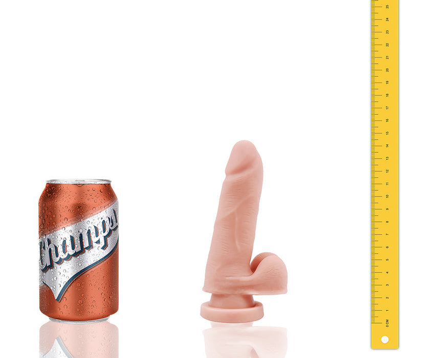 Champs - Softy - Dual Density Dildo - 14.5 x 3 cm - Lichte Huidskleur-Erotiekvoordeel.nl