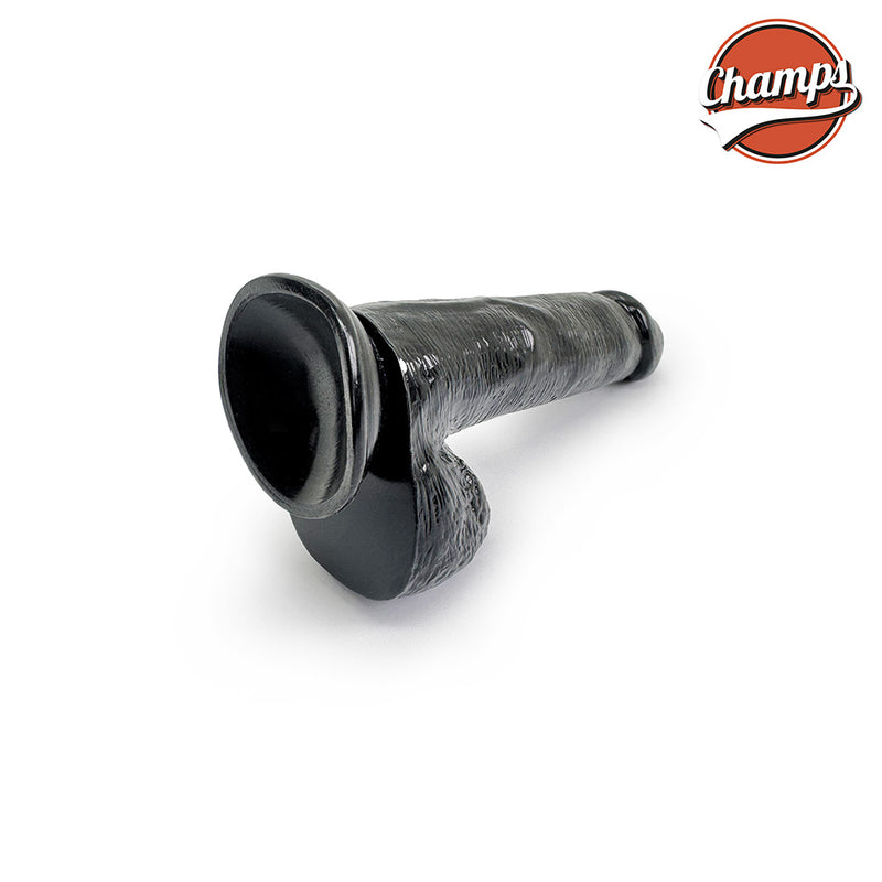 Champs - Terry - Original Dildo - 17.5 cm - Black-Erotiekvoordeel.nl