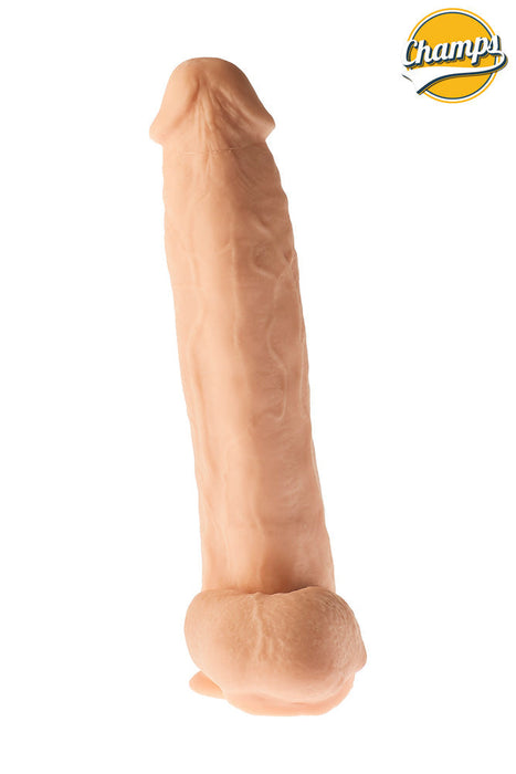 Champs - Veiny - Original Dildo - 31.5 x 6 cm - Lichte Huidskleur-Erotiekvoordeel.nl