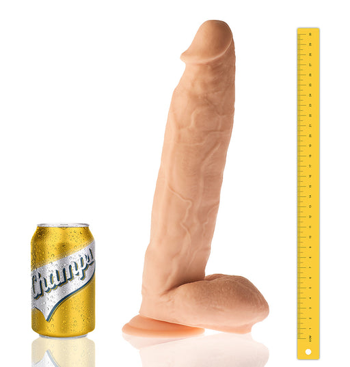 Champs - Veiny - Original Dildo - 31.5 x 6 cm - Lichte Huidskleur-Erotiekvoordeel.nl