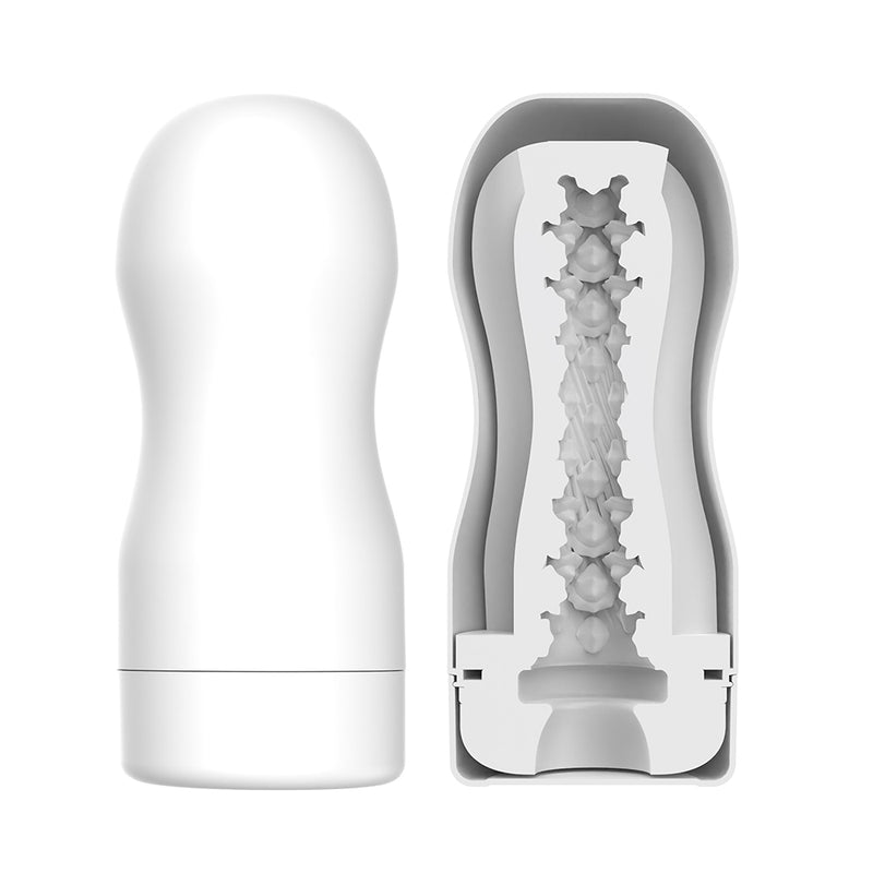 Chisa - Boost Ribbed - Stroker Masturbator - Wit-Erotiekvoordeel.nl