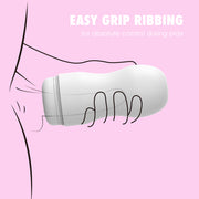 Chisa - Boost Striped - Stroker Masturbator - Wit-Erotiekvoordeel.nl