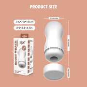 Chisa - Boost Whack - Masturbador Stroker - Blanco-Erotiekvoordeel.nl