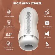 Chisa - Boost Whack - Masturbador Stroker - Blanco-Erotiekvoordeel.nl