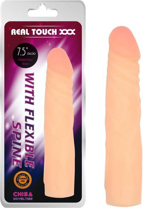 Chisa - Buigbare Cyberskin Dildo - 17 cm - Lichte Huidskleur-Erotiekvoordeel.nl