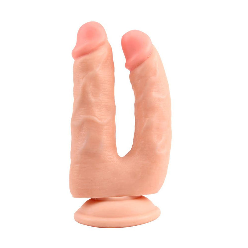 Chisa - Double gode avec ventouse - Bromeo - Teint clair-Erotiekvoordeel.nl