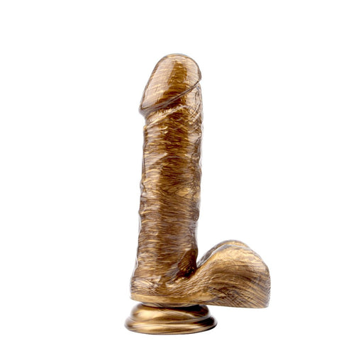 Chisa Novelties - Gold Dildo - 19,5 x 4,5 cm - Ben Dover - Goud-Erotiekvoordeel.nl