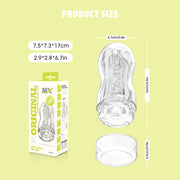 Chisa - Original Portable Boost Cup - Masturbador de copa - Transparente-Erotiekvoordeel.nl