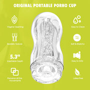Chisa - Original Portable Boost Cup - Masturbador de copa - Transparente-Erotiekvoordeel.nl