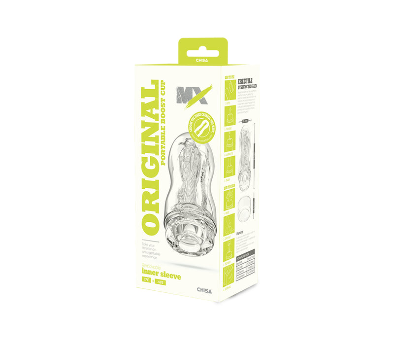 Chisa - Original Portable Boost Cup - Masturbador de copa - Transparente - Erotiekvoordeel.nl