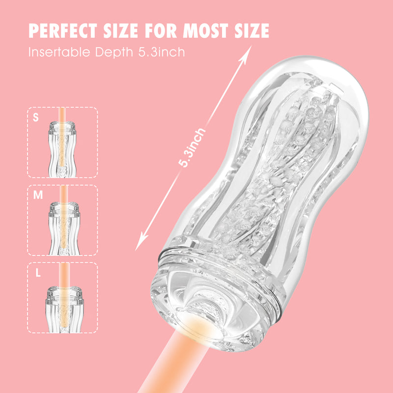 Chisa - Original Portable Lewd Cup - Cup Masturbator - Transparant-Erotiekvoordeel.nl