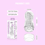 Chisa - Original Portable Porno Cup - Cup Masturbator - Transparant-Erotiekvoordeel.nl