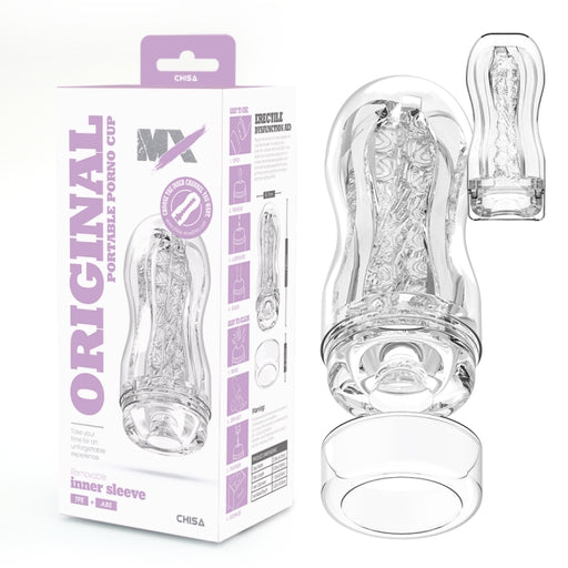Chisa - Original Portable Porno Cup - Masturbador de copa - Transparente - Erotiekvoordeel.nl