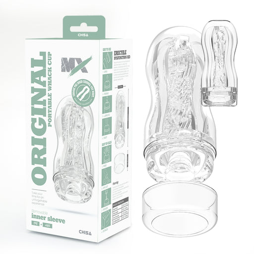 Chisa - Original Portable Whack Cup - Masturbador de copa - Transparente-Erotiekvoordeel.nl