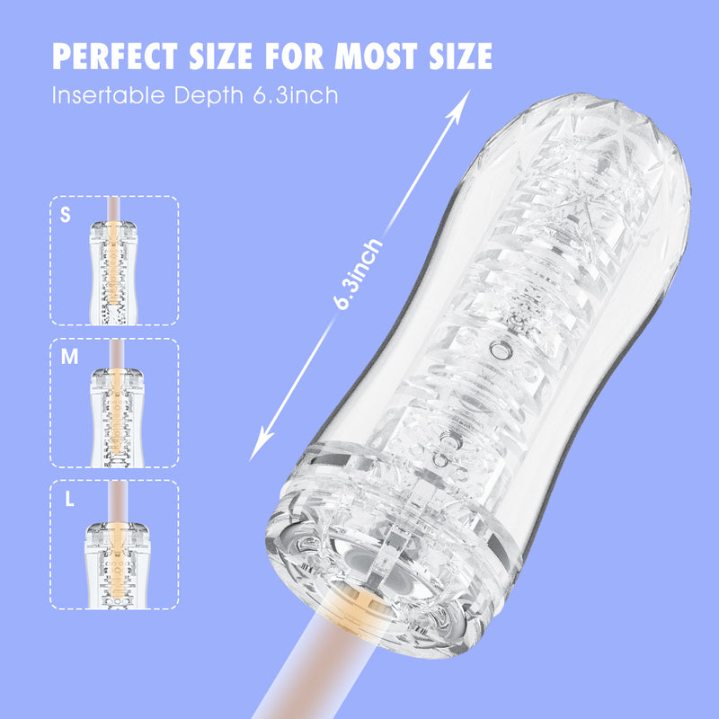 Chisa - Quickshot Portable Cup - Flykiss - Masturbateur à ventouse - Transparent-Erotiekvoordeel.nl