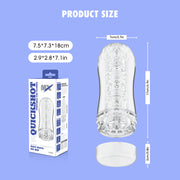 Chisa - Quickshot Portable Cup - Flykiss - Masturbateur à coupelle - Transparent-Erotiekvoordeel.nl