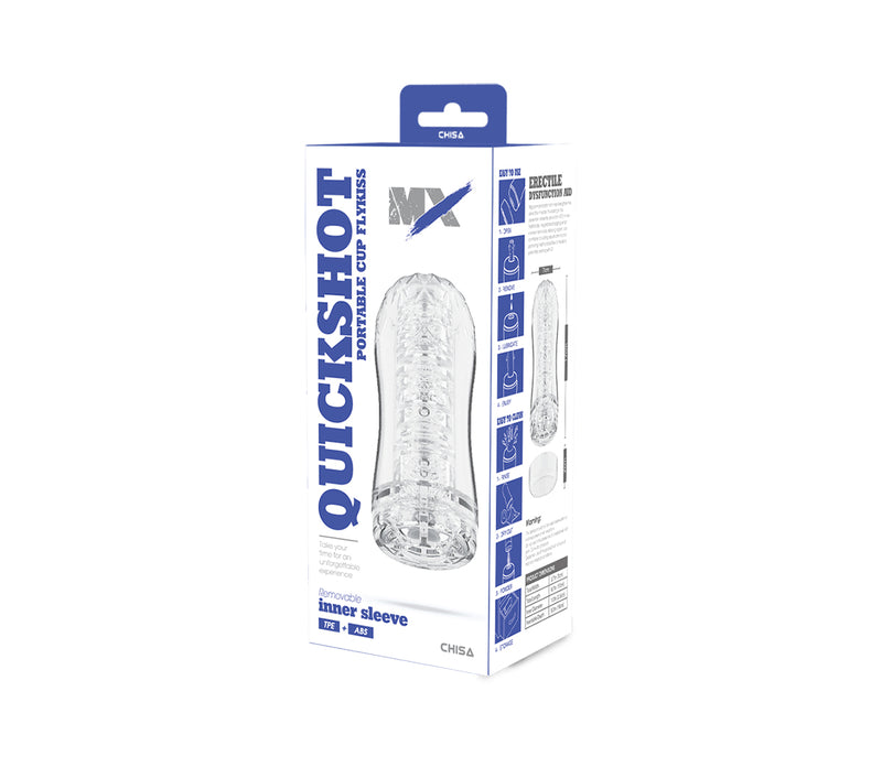 Chisa - Quickshot Portable Cup - Flykiss - Masturbateur en forme de coupe - Transparent-Erotiekvoordeel.nl