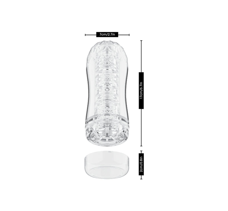Chisa - Quickshot Portable Cup - Flykiss - Masturbateur à ventouse - Transparent - Erotiekvoordeel.nl