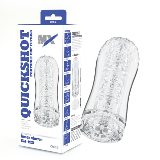 Chisa - Quickshot Portable Cup - Flykiss - Masturbador de copa - Transparente-Erotiekvoordeel.nl
