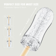 Chisa - Quickshot Portable Cup - Lingered - Cup Masturbator - Transparant-Erotiekvoordeel.nl